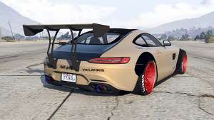 Mercedes-AMG GT for GTA 5 - rear view