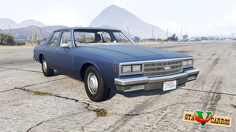 Chevrolet Impala for GTA 5 - front view