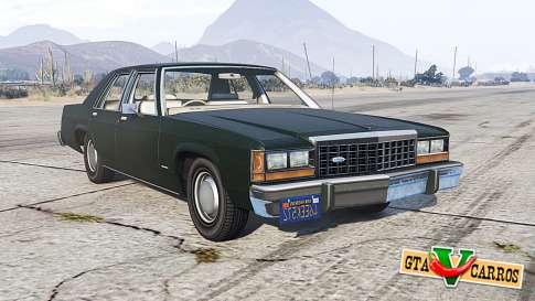 Ford Crown Victoria for GTA 5 - front view