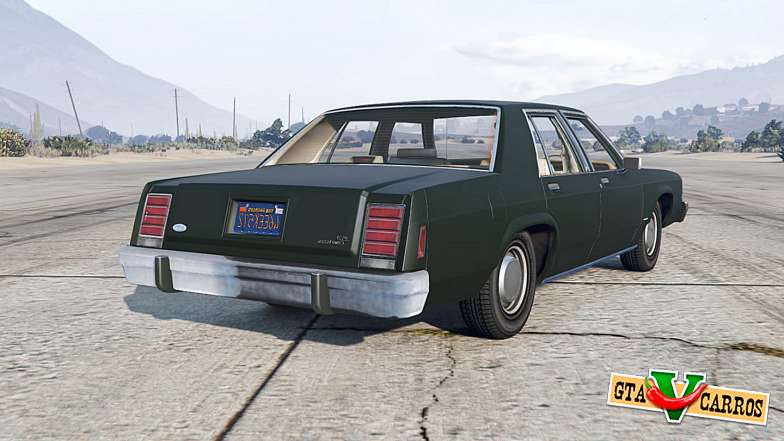 Ford Crown Victoria for GTA 5 - rear view